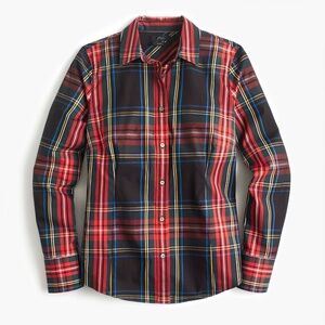 GUC JCrew Curvy Slim Stretch Christmas Holiday Stewart Tartan -  Size 14